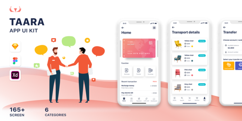 Taara Mobile Application UI Kit