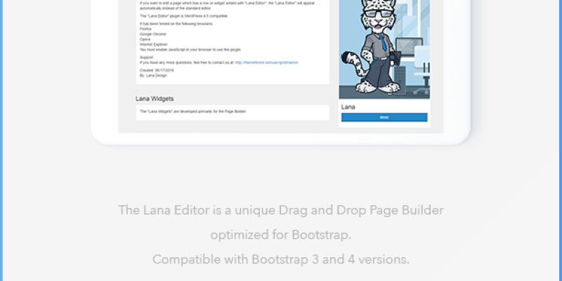 Lana Editor – Drag & Drop Page Builder for WordPress
