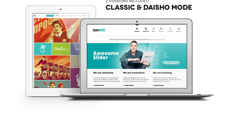 Daisho – Flexible WordPress Portfolio Theme