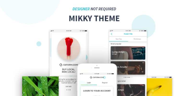 Mikky | Ionic 6 / Angular 9 UI Theme / Template App | Multipurpose Starter App
