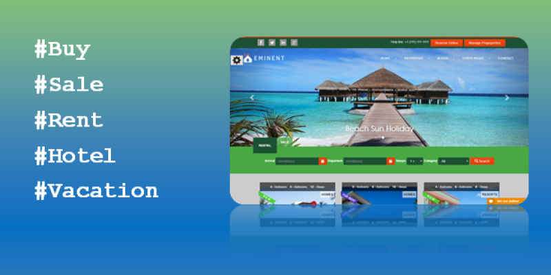Eminent – Vacation Rental, Property Listing, Real Estate Portal, PHP Script