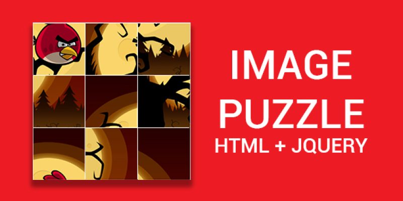 Image Puzzle Game | Puzzle Game | HTML | JQUERY | JAVASCRIPT