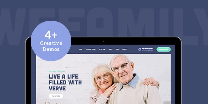 OakTrix – Senior Care WordPress Theme