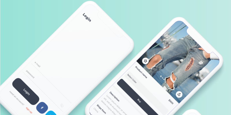 Shops – E-Commerce Mobile App UI Kit