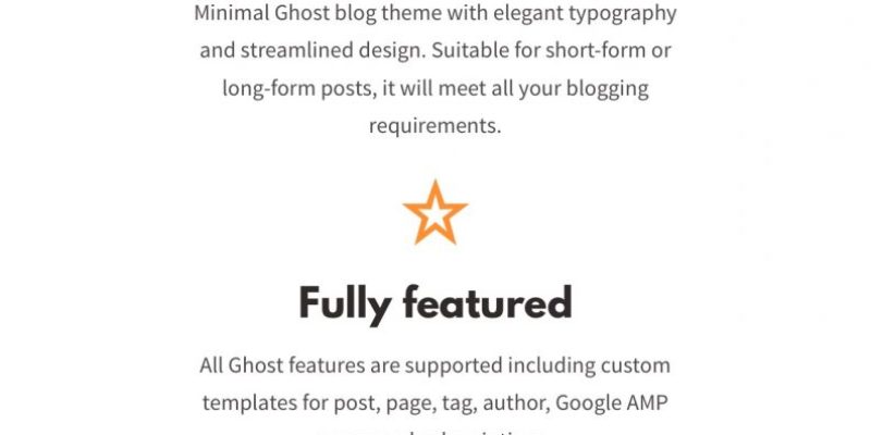 Nando – Minimal Ghost Blogging Theme