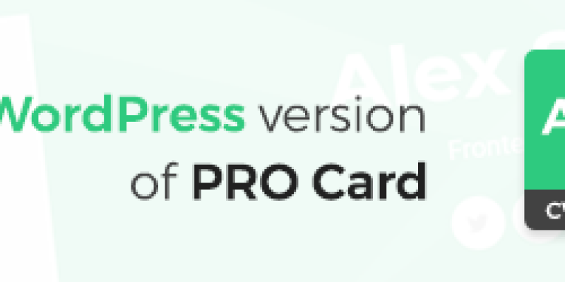 ProCard | vCard Template