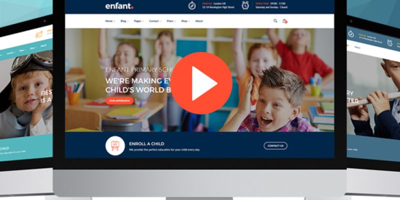 Enfant – School and Kindergarten WordPress Theme