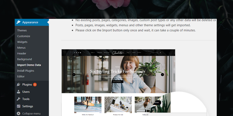 Charlotte – Creative Blog WordPress Theme