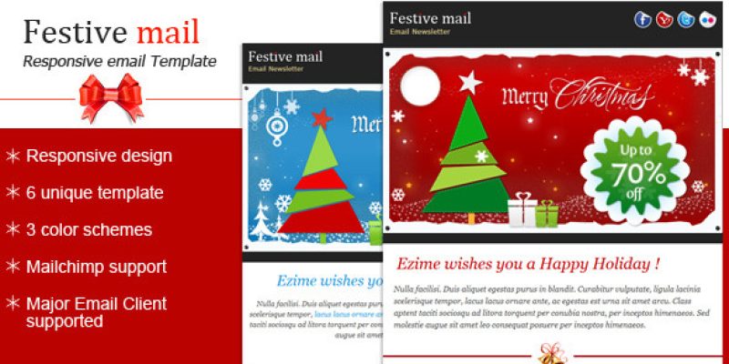 Festive mail Email Template