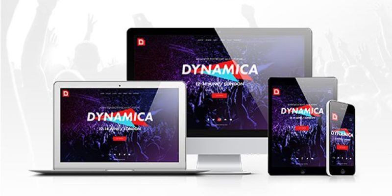 Dynamica – Music Event / Festival / Party Responsive Muse Template