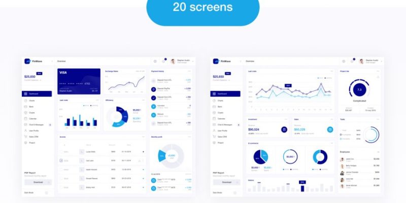 FinWave — Finance dashboard UI Kit