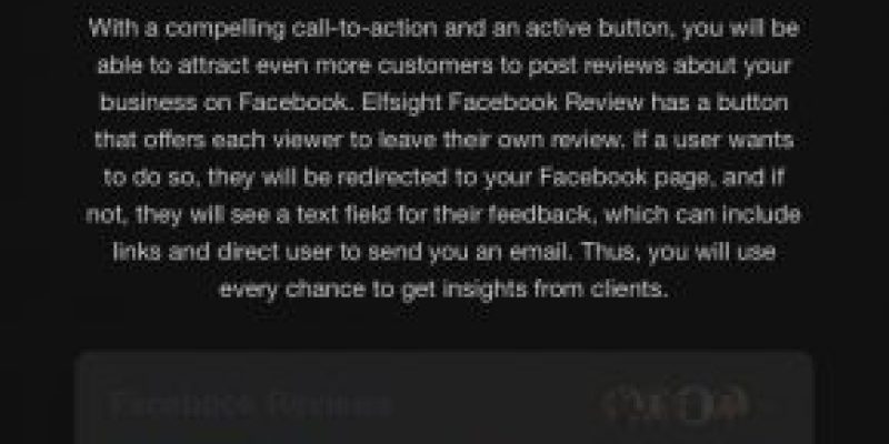 Facebook Reviews – WordPress Facebook Reviews plugin