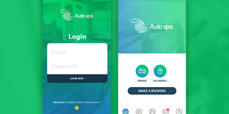 On Demand car wash service booking app template – Autospa