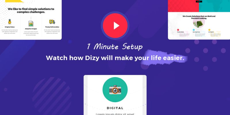 Dizy – Creative Portfolio Theme