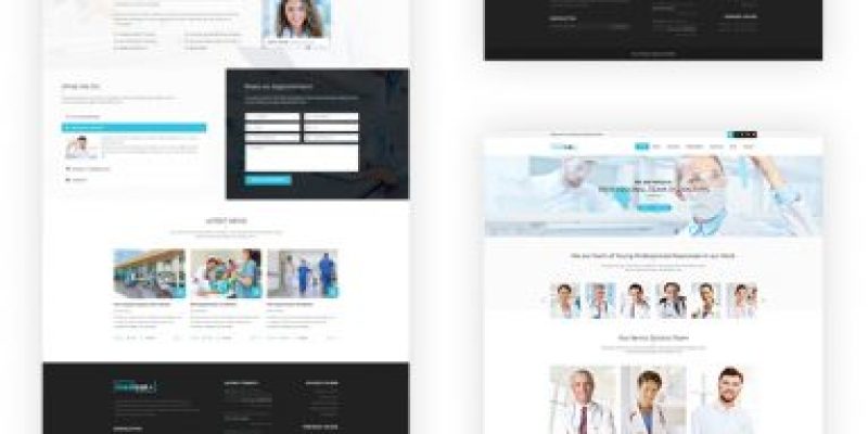 Medical – Health Care, Clinic PSD Template