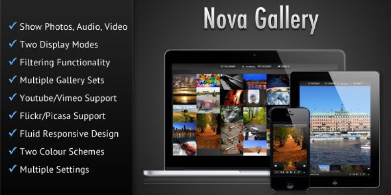 Nova Gallery – Multimedia Gallery WordPress Plugin