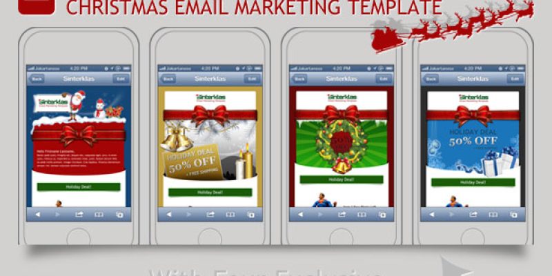 Sinterklas – Christmas Mobile Scalable HTML Email
