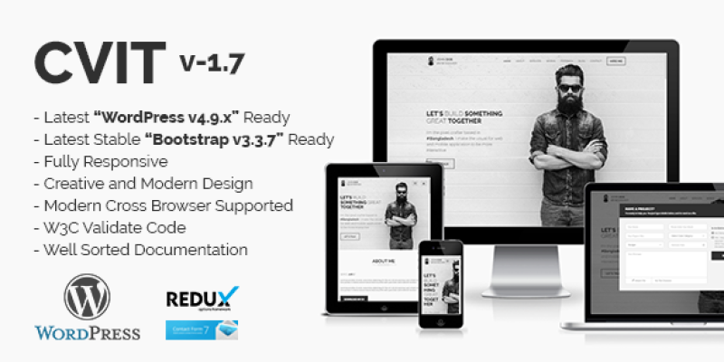 JD | Responsive Personal vCard / CV / Resume Template