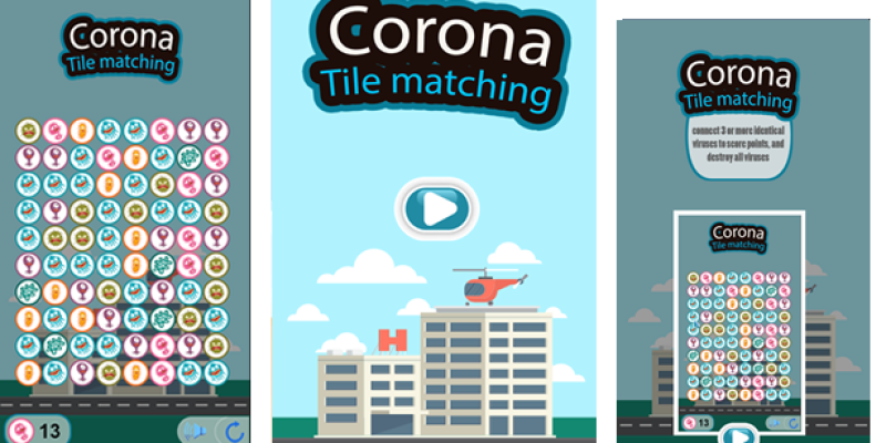 Corona Tile Matching – HTML5 Game (capx)
