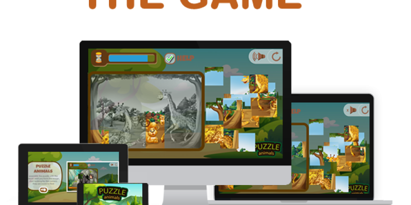 Animals Puzzle – HTML5 Game (capx)