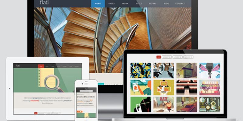 Flati – Responsive Flat Design Bootstrap Template