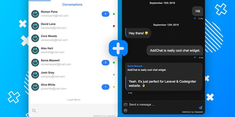 AddChat Laravel Pro – Live Chat Widget + Multi-User Chat + Customer Support