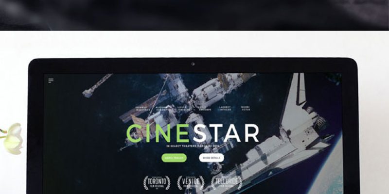 CINESTAR – Film Marketing Responsive Template