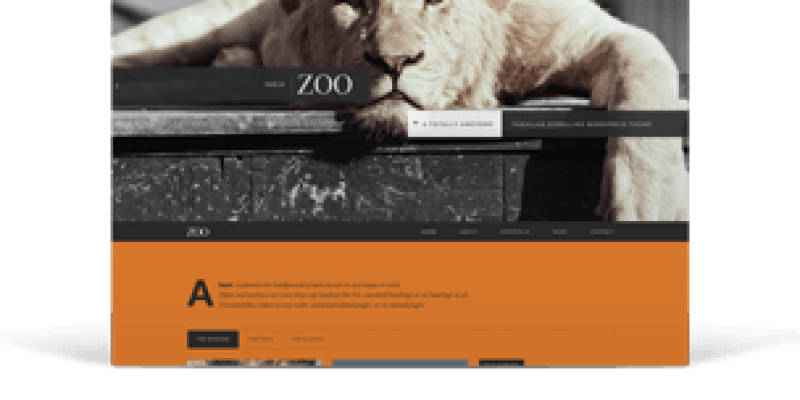 Zoo – Responsive One Page Parallax Theme