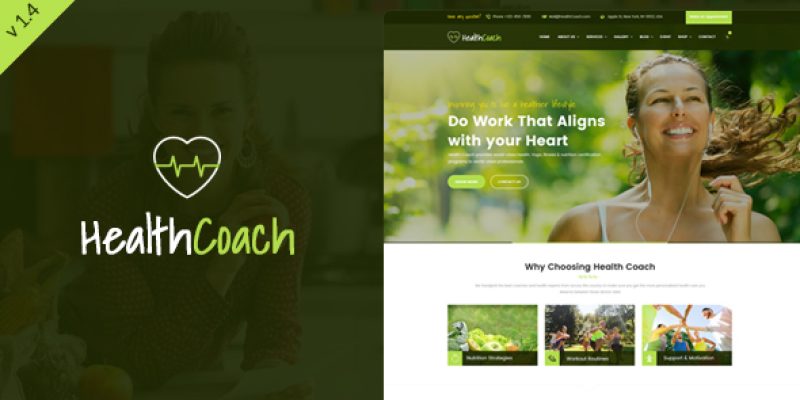 Nourish – Personal Trainer HTML Template