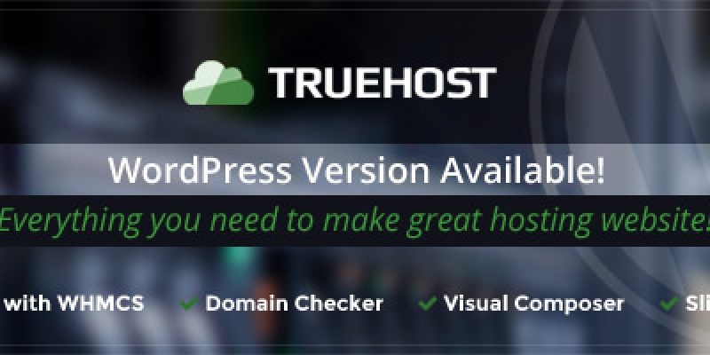 Truehost – Responsive HTML5 Hosting Template