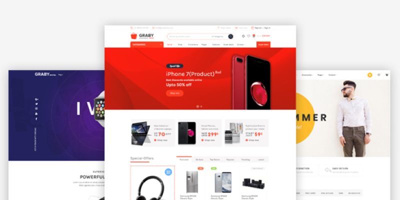 Graby Shop – Ecommerce HTML Template