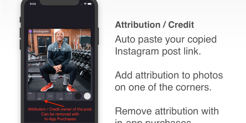 Insta Repost – Full iOS app for reposting Instagram videos/photos/caption