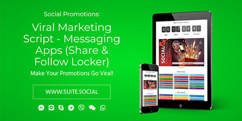 WhatsApp Promotion: Sharer, Viral and Marketing Social Script