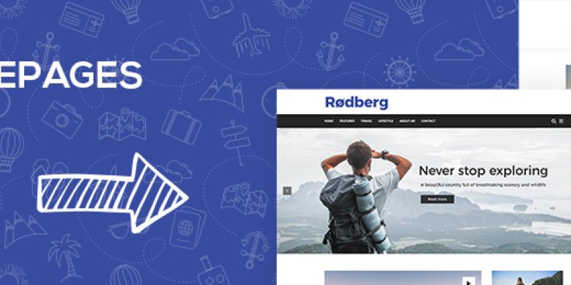 Rodberg – Travel Blog WordPress Theme