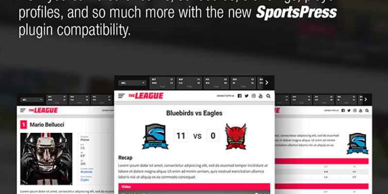 The League – Sports News & Magazine WordPress Theme