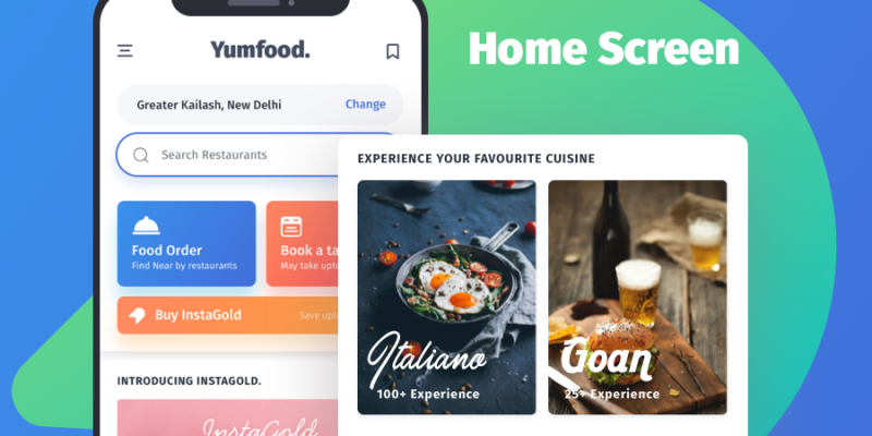 YumFood – Mobile App UI kit