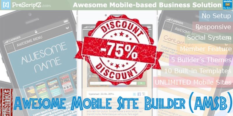 Awesome Mobile Site Builder (AMSB) – Lite