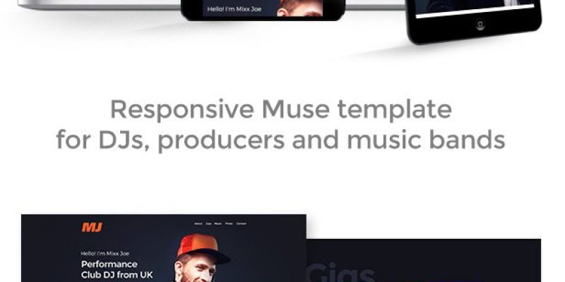 HelloDJ – DJ / Producer / Music Band Responsive Muse Template