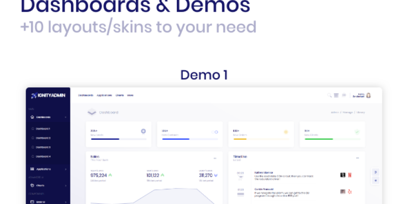 Ignity – Bootstrap 4 Vuex Nuxt Dashboard Template
