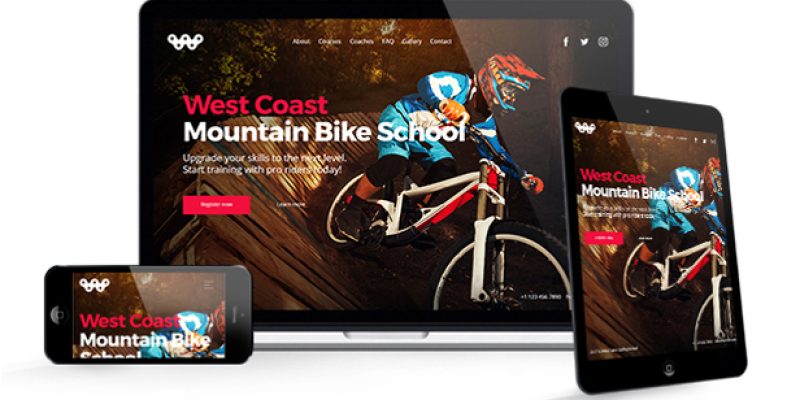 BeRider – Mountain Bike School / MTB Camp / Cycling Courses Responsive Muse Template