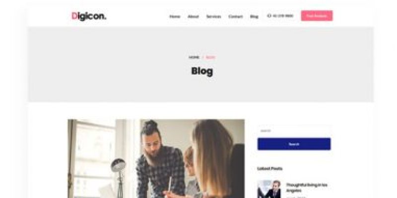Digicon-Digital Marketing Bootstrap Template