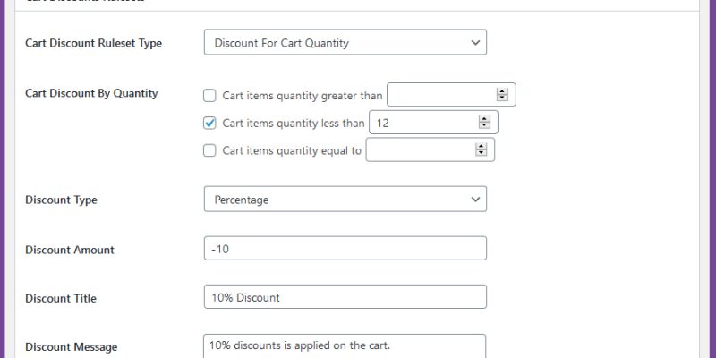 WooCommerce Cart Price – Discounts & Extra Fees Plugin