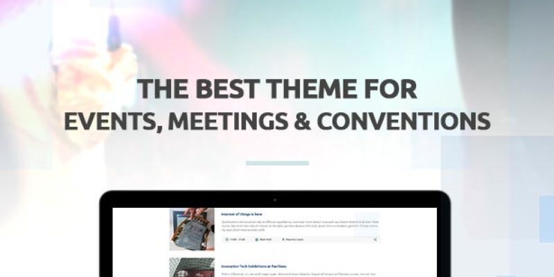 Event, Meeting, Convention & more – Aeron WordPress Theme