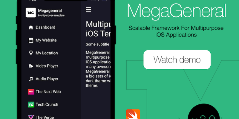 Multipurpose Universal iOS Application Template