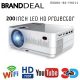 WiFi Smart LED HD Projector (4000 Lum.) Watch TV, Movies, On BIG