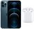 New Apple iPhone 12 Pro Max (512GB) – Pacific Blue with AirPods with Charging Case