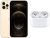 New Apple iPhone 12 Pro (256GB) – Gold with Apple AirPods Pro