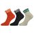 Adidas Original Flat Knit Ankle Cotton Socks – 3 Pairs (6N) (AD-0341) (Glory Amber/Black/Alumina)