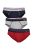 Van Heusen Men Briefs – 100% Combed Cotton – Pack of 3 – Anti Bacterial, Colour Fresh, Quick Dry_10003_Deep Red, Grey Mel,Dark Navy_M