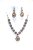 Simple Look Stone Necklace Set Gold Plated Lightweight Jewellery for Women & Girls